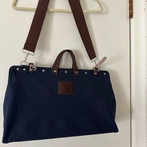 Canvas Line of Trade Navy Weekender Bag